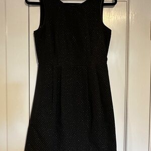 Madewell Women's Black Dress - Size 2 Black with Gold, worn once, like new